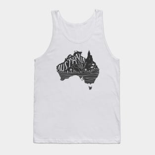 Australia map Tank Top